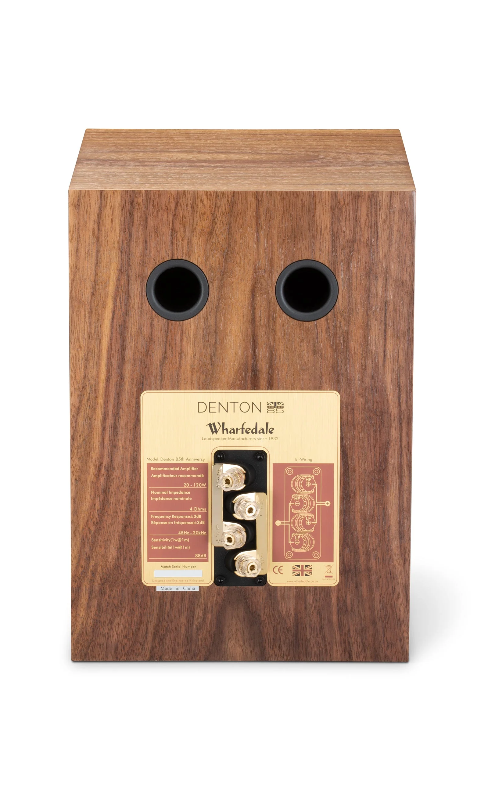 [B-Stock] Denton 85th Anniversary Bookshelf Speakers (Pair) - Image 6